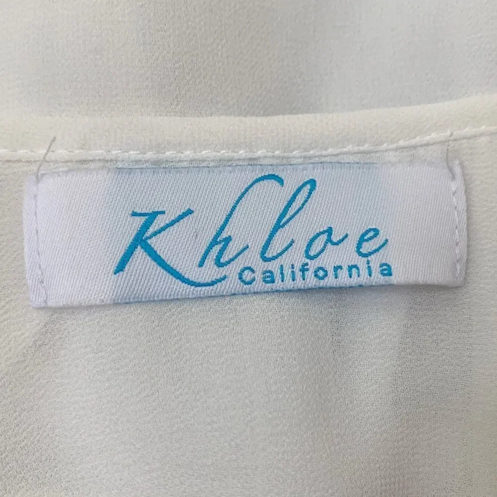 Khloe California White Cold Shoulder Top - Picture 9 of 12